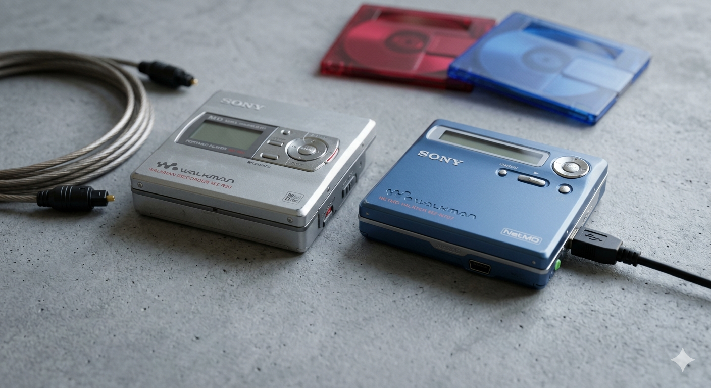 Sony MiniDisc Players: NetMD vs. Standard – Which Should You Buy?